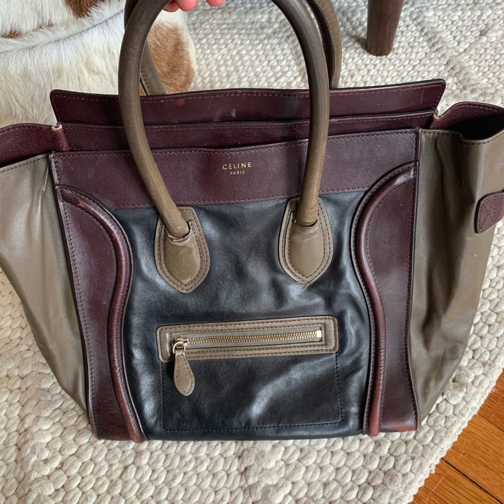 Slightly Worn Celine Luggage Bag
